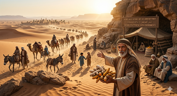 <p><strong>Vitality Built for the Desert</strong><br/><br/>These potent roots become the community's first line of defense, celebrated for their anti-inflammatory power and ability to sustain vitality in the harshest environments.</p>