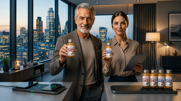 <p><strong>Ancestral Power, Bottled for the Hustle</strong><br/><br/>The evolution is complete. We’ve delivered a high-concentration wellness shot with zero mess and zero prep, the pure essence of our history, optimized for your high-performance life.</p>