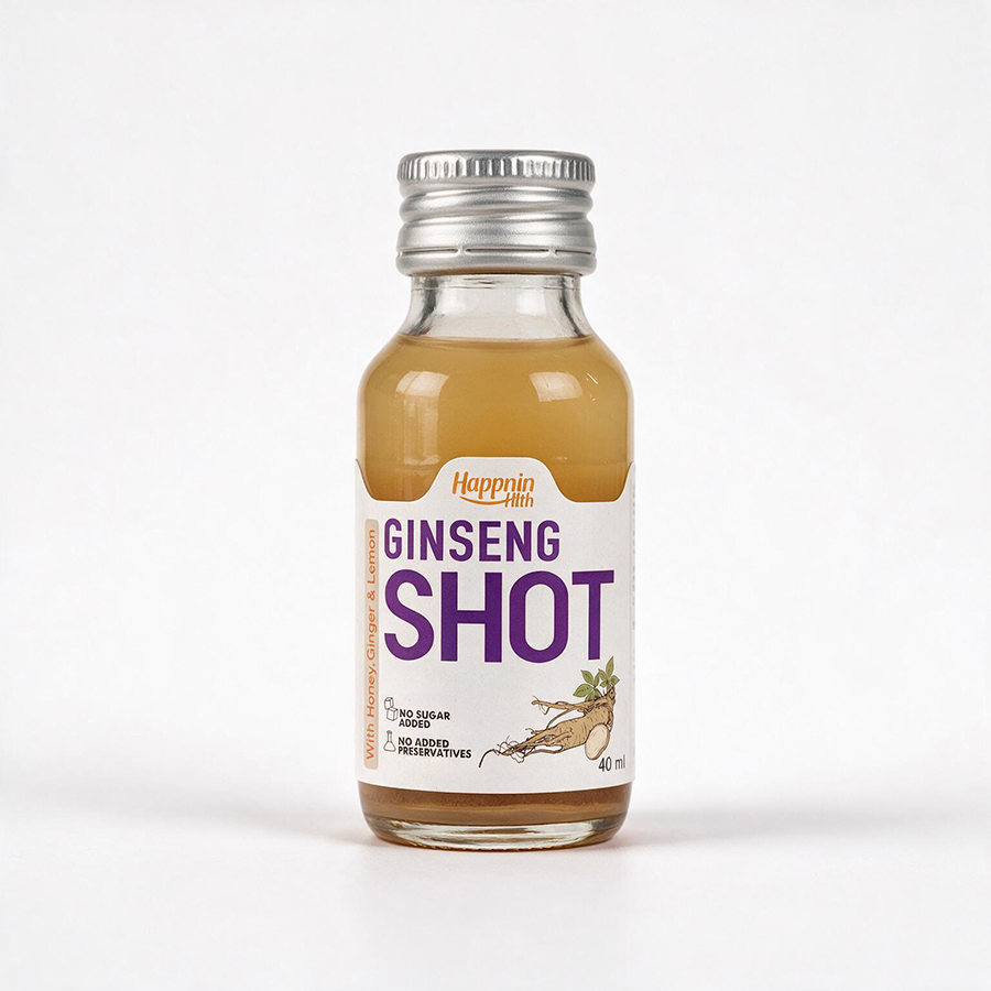 Happnin Hlth Ginseng Shot