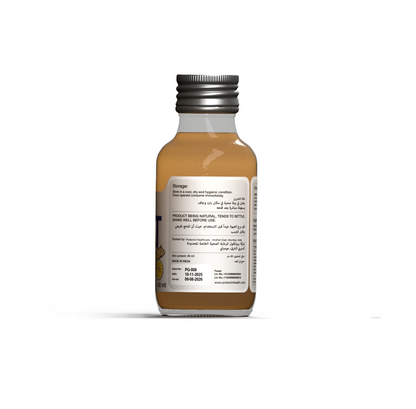Happnin Hlth Ginger Shot | Cold Pressed Ginger, Honey & Lemon Juice | No Added Sugar, No Preservatives | 40ml Single-Serve Wellness Shot